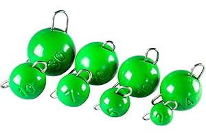 ‎LMAB LMAB Tungsten Chebu Sinker - Cheburashka Rig Gewichte Set, bleifrei, beschichtet, zum Finesse Angeln, Barschangeln & Zanderangeln