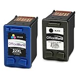 hp j3680 error de cartucho Contenido: Remanufacturado para cartuchos de tinta remanufacturados 21XL 22XL de alto rendimiento (1 Negro, 1 Color)