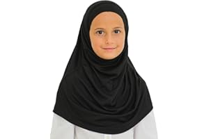 Prien Easy To Wear Hijab For Girls, Muslim Scarf for Kids, Instant Hijabs For Women, Viscose Children Scarves For Ramadan Eid