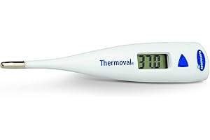 Thermoval standard digitales Fieberthermometer, hohe Messgenauigkeit, orale, axillare und rektale Messung, 1 Stück