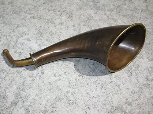 Messing Stethoskop Hörrohr Hearing Pipe Hörmaschine Hörverstärker 36cm Antikstil - 4