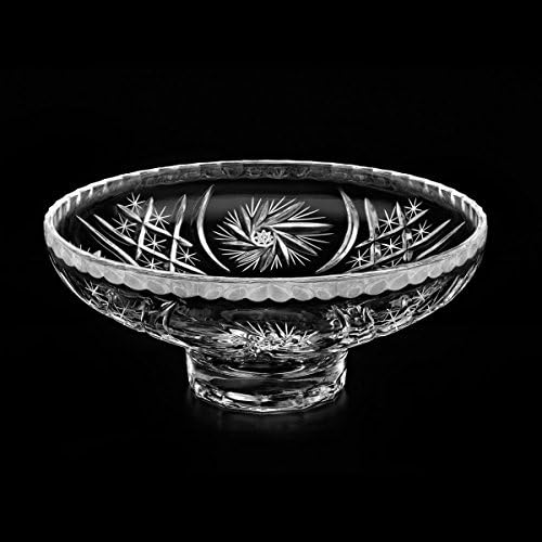 Exquisite Glass Cardinal Decorative/Serving Crystal Bowl