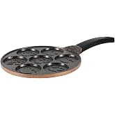 Serenk Fun Cooking G&uuml;len Y&uuml;z Al&uuml;minyum D&ouml;k&uuml;m Granit Kaplama Pankek Tava 26 cm