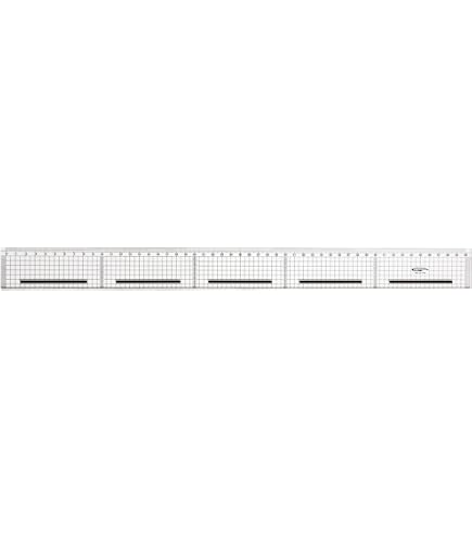 Equerre de coupe graduée 60° bord acier patin antiglisse 30 cm - La Poste