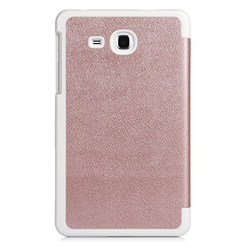 iHarbort® Samsung Galaxy Tab A 7.0 Hülle – Ultra Slim Leder Tasche Hülle Etui Schutzhülle Für Samsung Galaxy Tab A 7.0 Zoll T280 T285 Case Cover Holder,(Galaxy Tab A 7.0, Roségold) - 6