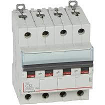 Disjoncteur Triphasé Legrand 3P 10A Courbe C - Modèle 06938 - Pour Tableau électrique