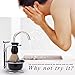 Anself 4 In 1 Men's Manual Razor Set Stainess Steel Stand Holder 5 Blades Wet Shaving Beard Razor Shaving Brush Bowl