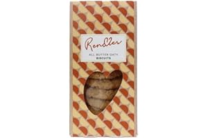 Rendles - All Butter Oatie Biscuits (150g) - Crumbly Rustic Crunchy Biscuits, Delightful Gift, Ideal for Sharing, Vegetarian, Nut Free, Palm Oil Free