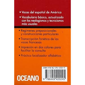 Océano Básico Diccionario Español - Francés / Français - Espagnol: Un eficaz auxiliar para todas las necesidades de comunicación (Diccionarios)