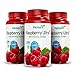 Produktbild Raspberry Ketone Ultra+ 1200mg. 3 Packungen - 180 Kapseln. Enthält Himbeer- Ketonen-Extrakt mit einem Mindestgehalt von 98%. Viel mehr als andere Produkte auf dem Markt enthalten. Zur Gewichtsreduktion und Fatburner.