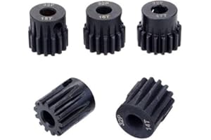 DollaTek 5PCS 32DP 5mm 13T 14T 15T 16T 17T Motor Set Combinato per Motore brushless brushless 1/8 RC Car