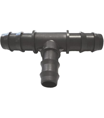 Connettore A T Riduttore Per Tubo Aria 20 Mm - Raccordo In Plastica Per Acquari, Pompe, Carburante (1 Pezzo)