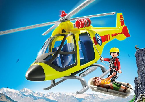 Imagen 5 de Playmobil Vida en la Montaña Helicóptero para rescate en montaña (5428)