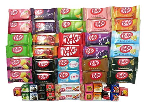 50 japanische Kit Kat Sortiment mit mehreren Geschmacksrichtungen japanische Süßigkeiten Schokolade