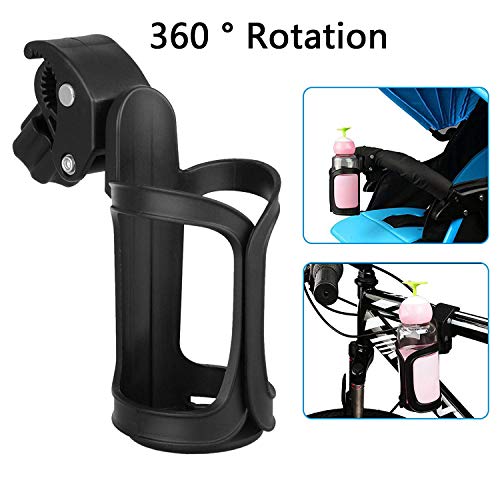 UBMSA Porta Borracce per Bicicletta 360 °Rotation Drink Porta Borracce Supporto Gabbie Manubrio per Biciclette, Mountain Bike,Passeggini e Sedia a Rotelle