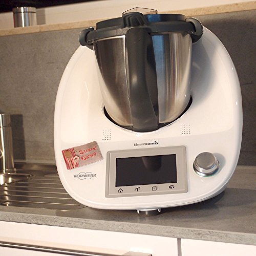 2in1 Thermomix Deko-Sticker/Aufkleber & Display-Cleaner „Kochlöffel“ - 4