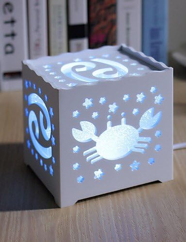 ShangYi 14.5*14.5*14.5CM Christmas Originality Of The Zodiac Hollow-Out Concise Adornment Night Light Lamp Light Led , 220v