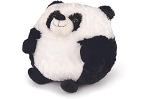 COZY NOXXIEZ Plush Hand Warmer - Panda, One Size, White/Black, Reusable