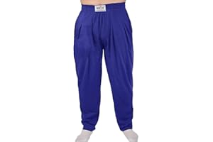 MUSCLE ALIVE Pantalones Holgados para los Hombres Gimnasio de musculación de algodón y Spandex