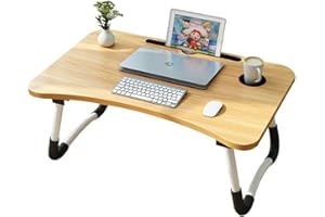 Astory Laptop Bed Tray Table, Portable for Reading Book (Wood)