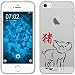 Produktbild PhoneNatic Case für Apple iPhone 5 / 5s / SE Silikon-Hülle Tierkreis Chinesisch M12