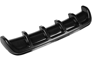 ACOUTO diffusorDiffusor, Flügellippe Schwarz Universal Auto Heckstoöstange Spoiler Diffusor(brillant)