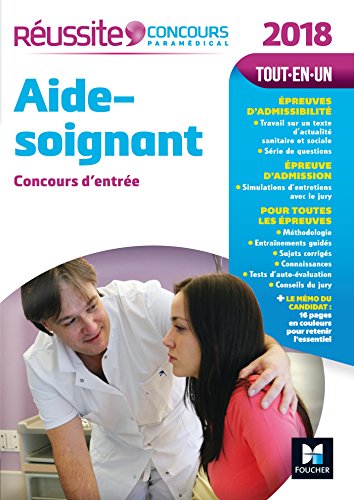 Book's Cover of Réussite Concours Aide-soignant - Concours d'entrée 2018 Nº17