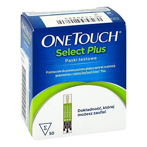 Tiras para medir el nivel de glucosa en sangre, OneTouch Select, paquete de 50