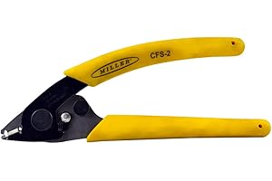 Miller CFS-2 Series Dual Hole Fiber Optic Stripper, Wire Stripper Tool for Working Technicians, Electricians, and Installers, Safe Cable Tool, Easily Portable Wire Stripper, 4.2 Ounces