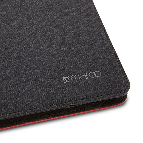 Maroo Folio Kunstledertasche für Microsoft Surface Pro 3 schwarz/rot - 2