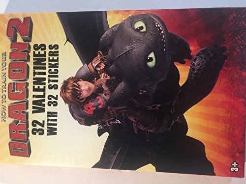 Dream works DreamWorks How to Train Your Dragon 2 32 Valentines with 32 Stickers by