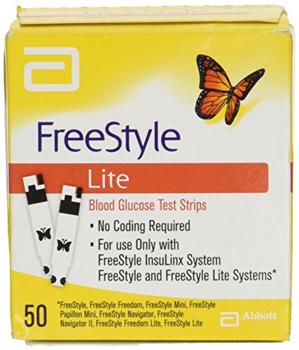 Freestyle Lite FRE537M Tiras de prueba de sangre glucosa (Pack de 50)