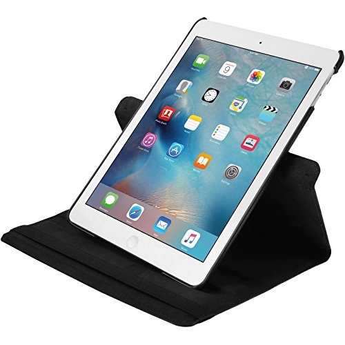 PhoneNatic Kunst-Lederhülle für Apple iPad Mini 4 360° schwarz Tasche iPad Mini 4 Hülle + 2 Schutzfolien - 3