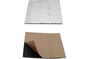 Befenybay 2 piezas de lámina de espuma ligera para aislamiento de cama térmica para impresora 3D de 220 x 220 x 5 mm (8.66 x 8.66 x 0.2 pulgadas), almohadilla térmica autoadhesiva para Ender 3 (220 x
