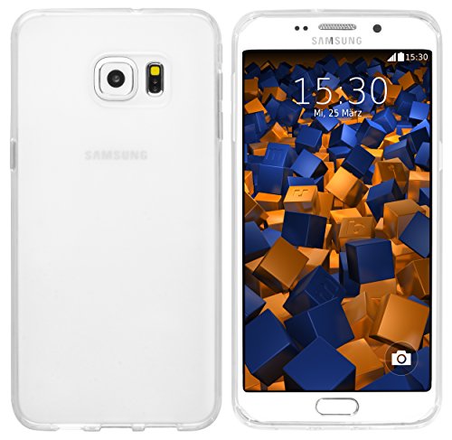 Preisvergleich Produktbild mumbi Schutzhülle für Samsung Galaxy S6 Edge+ Hülle transparent weiss