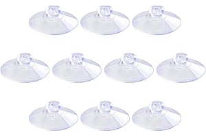 Pawfly 10 Pack Clear Suction Cups 3 cm PVC Plastic Small Sucker for Glass without Hooks for Home Decoration and Organization Visit the Store