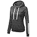 Produktbild Damen Langarmshirt, Mode Sweatshirt Frauen Elegant Hoodie Langarm Casual Langarmshirt Tops Partchwork Jumper für Sport von ABsoar