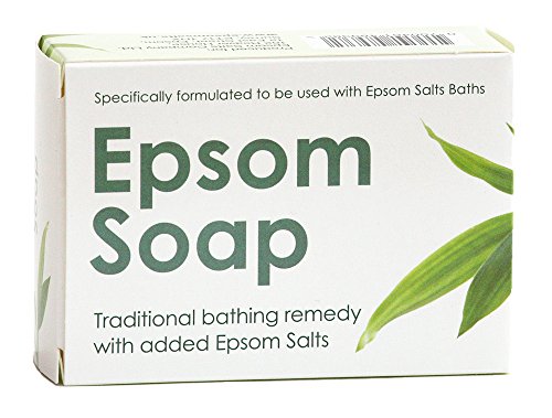 Epsom Soap - Specifically formulated to be used with Epsom Salts Baths - Free Next Day delivery