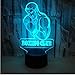 Produktbild Blbling Boxen Boxer 3D Led Nachtlichter Geschenke 7 Farben Led Schreibtisch Tisch Touch Base Usb Lampe Kinder Geschenk