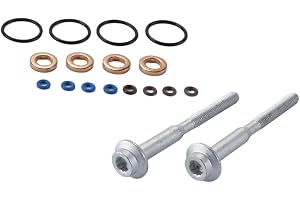 Hoite 1 set bränsleinsprutningstätning och bultar, reparationssats lämplig för Audi VW injektor ersätter 03L130277B A2C595135