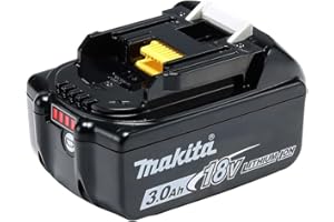 Makita BL1830B akumulator litowo-jonowy 18 V 3,0 Ah (ze wskaźnikiem poziomu naładowania) - czarny/biały (1-częściowy)