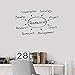 Produktbild Wandaufkleber 43x72 cm Teamwork Mind Map vinyl wandaufkleber wohnkultur Business Office Dekoration aufkleber diy kunst wandbild tapete