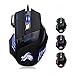 Produktbild Gaming Maus, KuWFi Wired Gaming Mouse 5500DPI Einstellbare 6 Tasten Professionelle Wired Gaming Mäuse PC Computer Laptop Maus USB LED Optische Gamer Maus Für Pro Gamer Win 10/8/7 / XP