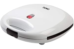 Domo DO9046C Waffle Maker, 1200 W, White