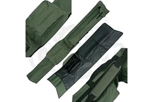 NGT Carp QuickFish 3 Made & 3 Unmade Rod Holdall for 12ft Rods with Pockets