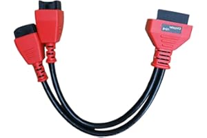 RASHION Cable de prueba principal de repuesto para conector adaptador de cable de programación Ch-rysler 12+8 para Autel DS808 MaxiSYS MS908 MS906S MS908S MS905