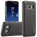 Produktbild Galaxy S8 Hülle,MKOAWA Samsung Galaxy S8 Hülle (5,8 Zoll) mit schlankem Leder Stoßfest Schutzhülle für Samsung Galaxy S8 (2017 Release) (Schwarz)