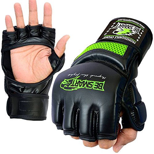 MMA Gloves, UFC Kickboxing Gloves, MMA Sparring Gloves, MMA Training Equipment, Fighting Gloves for Mixed Martial-Arts, MMA Training Gloves Adults Men & Women by BeSmart