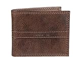 Dockers Herren RFID Blocking Extra Capacity Leather Bifold Wallet Klapp-Portemonnaie, hautfarben, Einheitsgröße