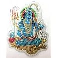 India Bazaar Colourful Lord Shiva Shimmering Finish Religious Sticker – Adhesive Foil Sticker